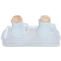 kit 2 Jarras 60ml + Bandeja para Molhos e Caldas, Galheteiro Azeite e Vinagre kit 2 Jarras 60ml + Bandeja para Molhos e Caldas, Galheteiro Azeite e Vinagre