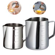 Kit 2 Jarras Barista Inox 350+600 ML Café Leite Profissional