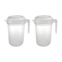 Kit 2 Jarras De Suco Água 4l Graduada Atacado Hotel Pousada
