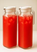 Kit 2 Jarras Quadradas 1 L Conjunto Funcional e Elegante