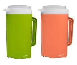 Kit 2 Jarras Térmicas 05005 2 Litros Laranja / Verde Aladdin Kit 2 Jarras Térmicas 05005 2 Litros Laranja / Verde Aladdin