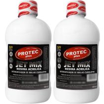 Kit 2 Jetmix Protec Cera Pós Lavagem Brilho Instantâneo - 500ml