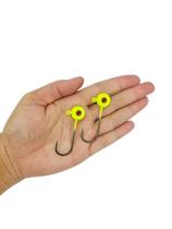 Kit 2 Jig Head Open Eyes Olho 2/0 Iscas Soft 10GR