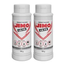 Kit 2 Jimo Inseticida Pó Elimina Formiga Traça Barata Pulga Fácil Usar Terreno Externo Interno Assoalho Cantos Construção Casa Empresa Residencial