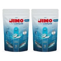 Kit 2 Jimo Lava Louça Hidrossolúvel Máquina Lavar Louça