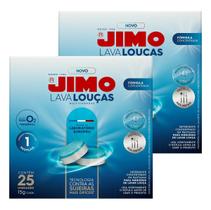 Kit 2 Jimo Lava Louça Multicamadas Desengordurante C/25 Kit 2 Jimo Lava Louça Multicamadas Desengordurante C/25