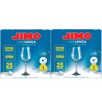 Kit 2 Jimo Lava Louça Pastilha 20g C/25un