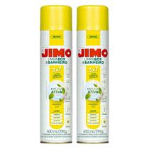 Kit 2 Jimo Limpa Box & Banheiro 400ml Espuma Ativa Citrus