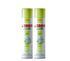 Kit 2 Jimo Limpa Box e Banheiro - 3 em 1 Limpa Perfuma e dá Bilho, Espuma Ativa 400 ml Cada