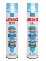 Kit 2 Jimo Multi Superficies 400ml Metal Plastico Eletronicos