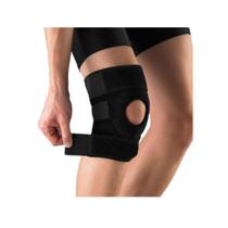 Kit 2 joelheira ortopedica ajustavel ergonomica musculacao tensor joelho flexivel resistente