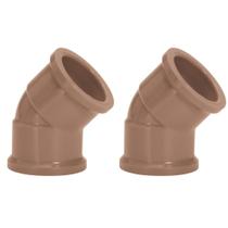 Kit 2 joelho 45 soldavel 40mm amanco