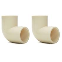 Kit 2 Joelho Cotovelo 90 Cpvc 22mm Água Quente Resistente