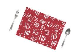 Kit 2 Jogo Americano De Mesa Natalino Hohoho 47x30cm Festas