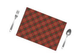 Kit 2 Jogo Americano De Mesa Natalino Xadrez 47x30cm Festas