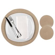 Kit 2 Jogo Americano Redondo Mesa Posta Sousplat Supla Cozinha 38 cm