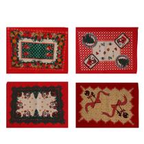 Kit 2 Jogo Americano Tema Natalino Natal 30 x 40 Linhão Kit 2 Jogo Americano Tema Natalino Natal 30 x 40 Linhão