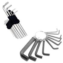 Kit 2 Jogo De Chave Allen E Hexagonal Torx Longa Ponta Dupla Kit 2 Jogo De Chave Allen E Hexagonal Torx Longa Ponta Dupla
