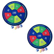 kit 2 jogo de dardo infantil pontuação bola pegajosa interação brinquedo infantil presente criança