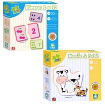 Kit 2 Jogo Didatico Infantil Mamãe E Bebe Raciocinio Logico E Quebra-cabeça Numeros Pedagogico Madeira Nig Brinquedos Kit 2 Jogo Didatico Infantil Mamãe E Bebe Raciocinio Logico E Quebra-cabeça Numeros Pedagogico Madeira Nig Brinquedos