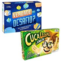 Kit 2 Jogo Perguntas E Respostas Cuca Legal Junior E Verdade Ou Desafio Pais E Filhos