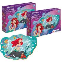 Kit 2 Jogo Quebra Cabeça Infantil Ariel A Pequena Sereia Disney 60 Peças De Madeira Infantil Xalingo Kit 2 Jogo Quebra Cabeça Infantil Ariel A Pequena Sereia Disney 60 Peças De Madeira Infantil Xalingo