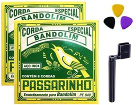 Kit 2 Jogos Cordas Bandolim Bolinha Passarinho Pe 940 e Aces Kit 2 Jogos Cordas Bandolim Bolinha Passarinho Pe 940 e Aces