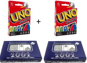 Kit 2 Jogos de Cartas UNO + 2 Baralhos Duplo Copag 1001 - Deck de Cartas -  Magazine Luiza