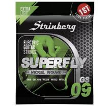 Kit 2 Jogos de Cordas Encordoamento Strinberg Guitarra 09 GS09