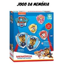 Kit 2 Jogos Educaticos Infantil Pedagogico Patrulha Canina Tapa na Mesa e Jogo da Memoria Nig Brinquedos - MEMORIA PATRU