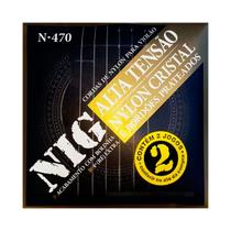 Kit 2 Jogos Encordoamento Violão Nylon Cordas Nig 2N470 Kit 2 Jogos Encordoamento Violão Nylon Cordas Nig 2N470