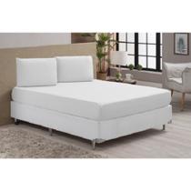 kit 2 Jogos Lençol de Cama Queen 3 Peças Liso 1,98 m x 1,58 m x 30 cm - Várias Cores