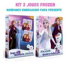 Kit 2 Jogos Menina Frozen Enviamos Embrulhado Para Presentear