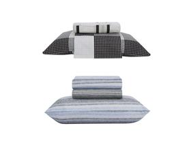 Kit 2 Jogos Roupa De Cama Lençol Com Elástico Solteiro 3 Peças Kit 2 Jogos Roupa De Cama Lençol Com Elástico Solteiro 3 Peças