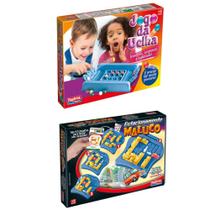 Kit 2 Jogos Tabuleiro Racicionio Educativos Familia Didático
