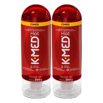 Kit 2 K-med Hot Lubrificante Íntimo 200ml - CIMED