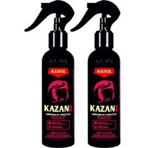Kit 2 Kazan Limpador De Capacete Elimina Odores Protege Red Razux