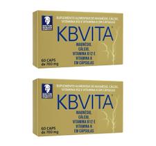 Kit 2 Kbvita Magnésio Potássio B12 Caimbra 60 Caps - Doctor Berger