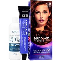 KIT 2 Keraton Selfie 4.66 - Castanho Médio Vermelho Intenso 50g