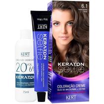 Kit 2 Keraton Selfie 6.1 Louro Escuro Cinza 50g