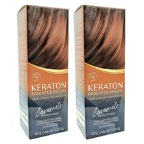 Kit 2 Keraton Tonalizante Brilho Caramelo Moreno Iluminado - Kert Tom:Caramelo