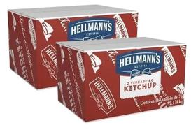 KIT 2 Ketchup Hellmann's Caixa Com 168 Sachês De 7g Cada