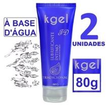 Kit 2 kgel lubrificante íntimo tradicional 80g