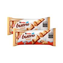 Kit 2 Kinder Bueno White Chocolate Branco 2 Unidades 39g Kit 2 Kinder Bueno White Chocolate Branco 2 Unidades 39g