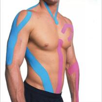 Kit 2 Kinesio Fita Adesiva Bandagem Elastica Sport 10m