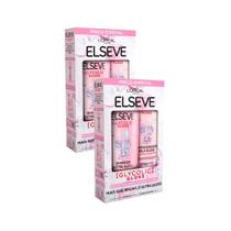 Kit 2 Kit Elseve Glycolic Gloss L'oréal Paris Shampoo 375ml e Condicionador 170ml