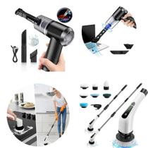 Kit 2 Kit Mamãe Feliz - Aspirador Portátil + Escova de Limpeza