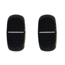Kit 2 Knob Deslizante Rounded 4mm Preto Estilo Behringer Kit 2 Knob Deslizante Rounded 4mm Preto Estilo Behringer