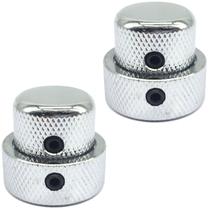 KIT 2 Knob duplo Metal concentrico LARGO Cromado DOLPHIN KIT 2 Knob duplo Metal concentrico LARGO Cromado DOLPHIN