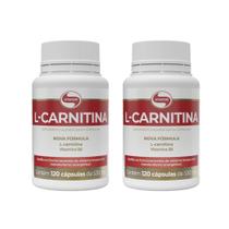 Kit 2 l-carnitina - 120 cápsulas - vitafor Kit 2 l-carnitina - 120 cápsulas - vitafor